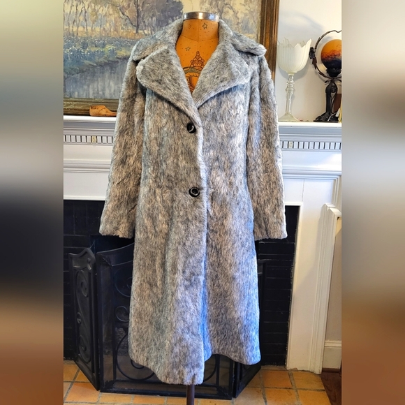 Amazing Vintage Faux Fur Coat by Du Paris